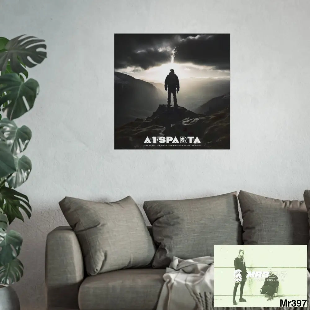 Mount Snowdon In Blind the summit 2nd SAS link done May 20X No 15 Fine Art Posters Poster