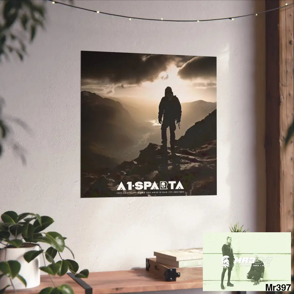 Mount Snowdon In Blind the summit 2nd SAS link done May 20X No 16 Fine Art Posters Poster