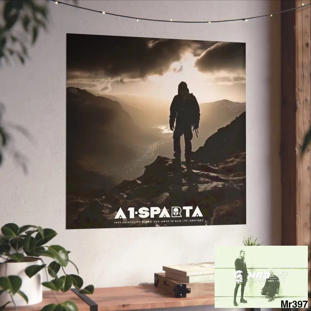 Mount Snowdon In Blind the summit 2nd SAS link done May 20X No 16 Fine Art Posters Poster