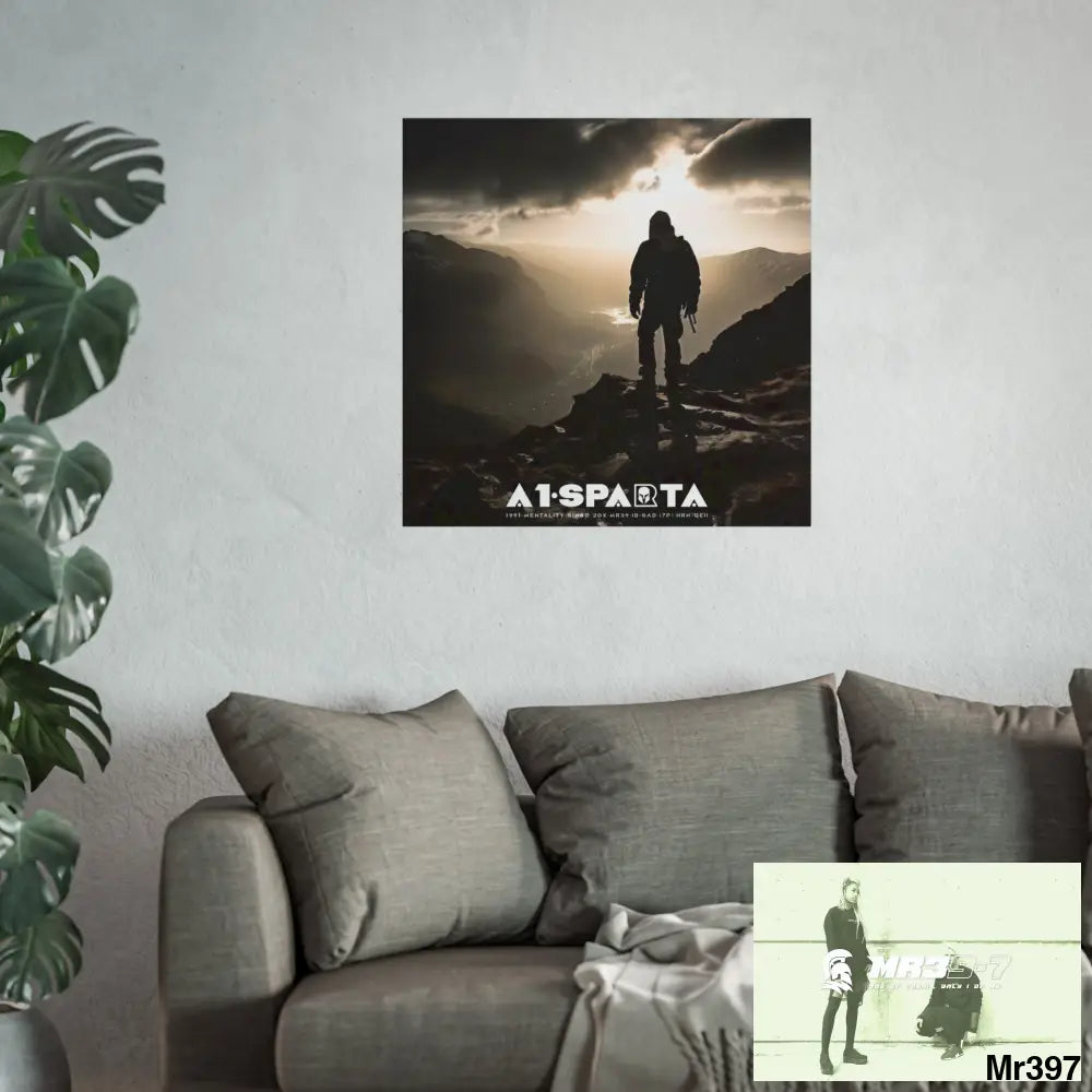 Mount Snowdon In Blind the summit 2nd SAS link done May 20X No 16 Fine Art Posters Poster