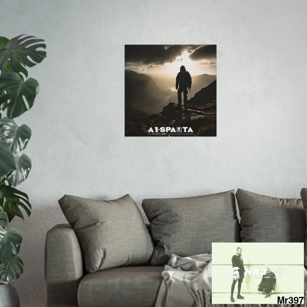 Mount Snowdon In Blind the summit 2nd SAS link done May 20X No 16 Fine Art Posters Poster