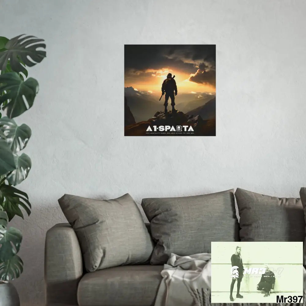 Mount Snowdon In Blind the summit 2nd SAS link done May 20X No 17 Fine Art Posters Poster