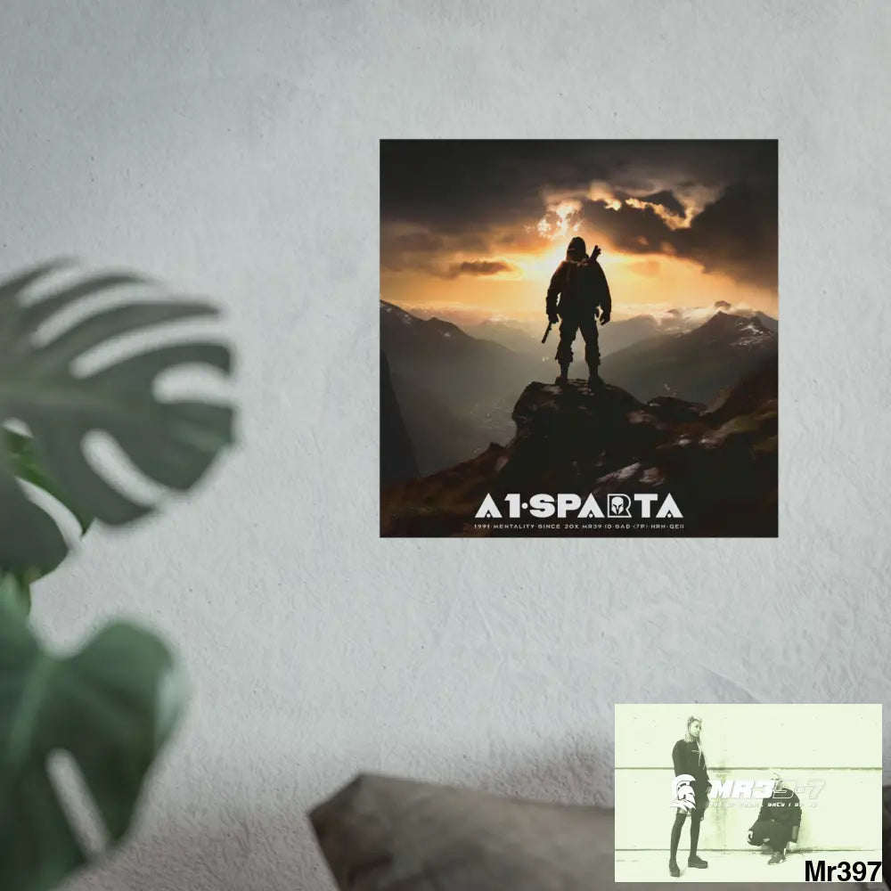 Mount Snowdon In Blind the summit 2nd SAS link done May 20X No 18 Fine Art Posters Poster