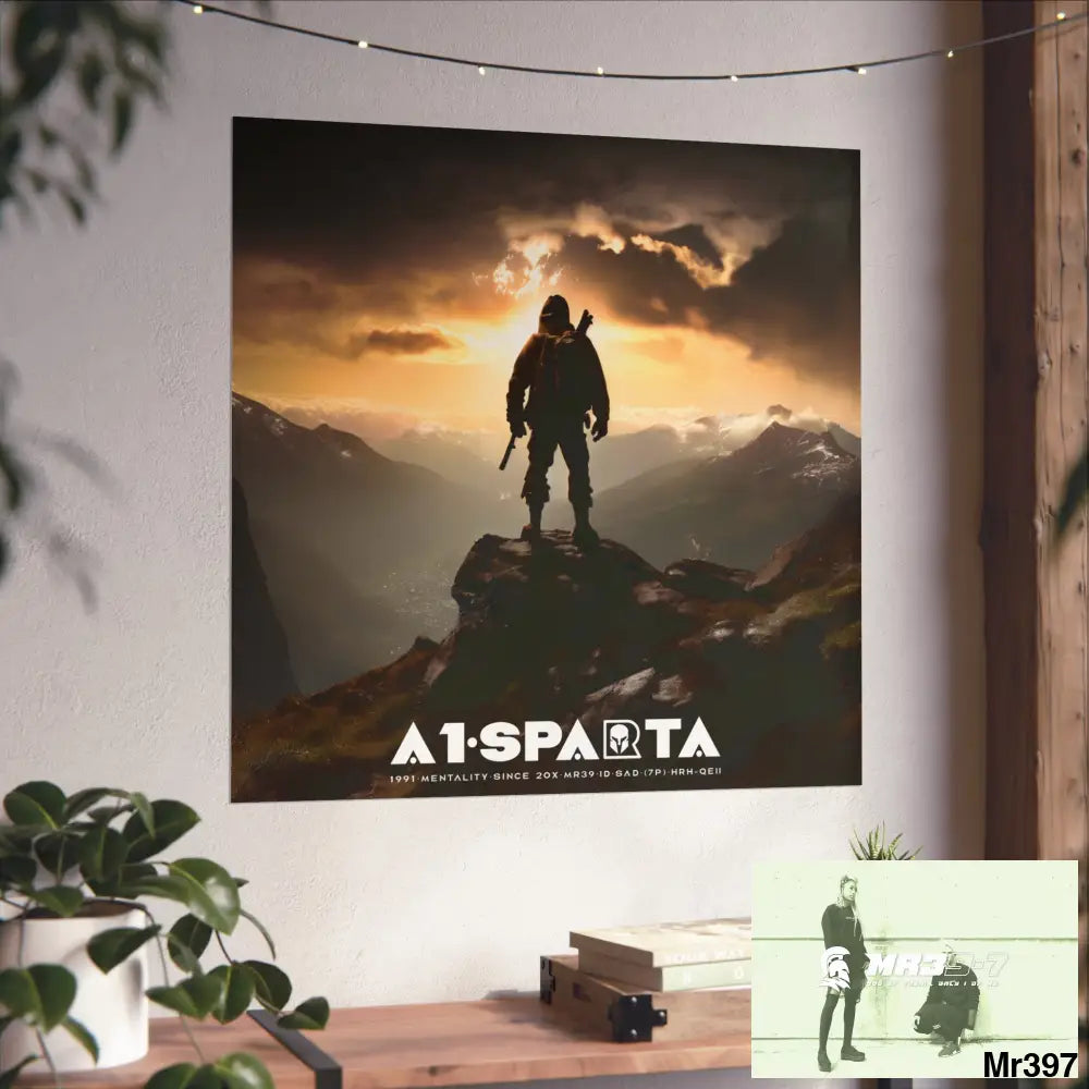 Mount Snowdon In Blind the summit 2nd SAS link done May 20X No 18 Fine Art Posters Poster