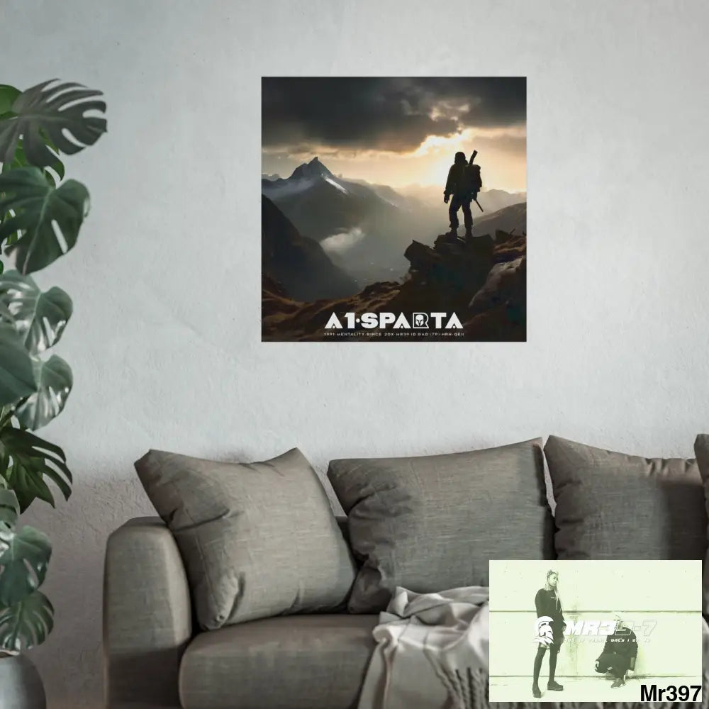 Mount Snowdon In Blind the summit 2nd SAS link done May 20X No 19 Fine Art Posters Poster