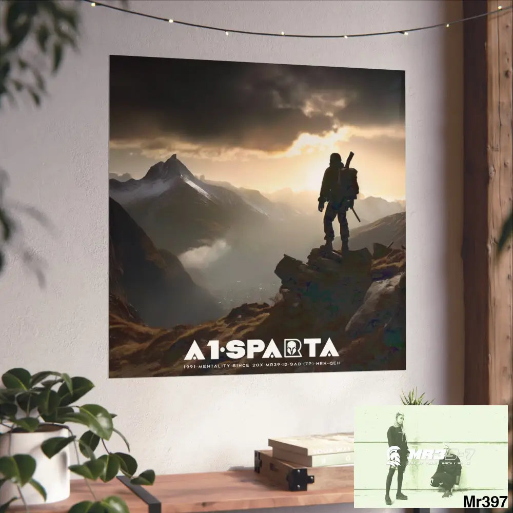 Mount Snowdon In Blind the summit 2nd SAS link done May 20X No 19 Fine Art Posters Poster