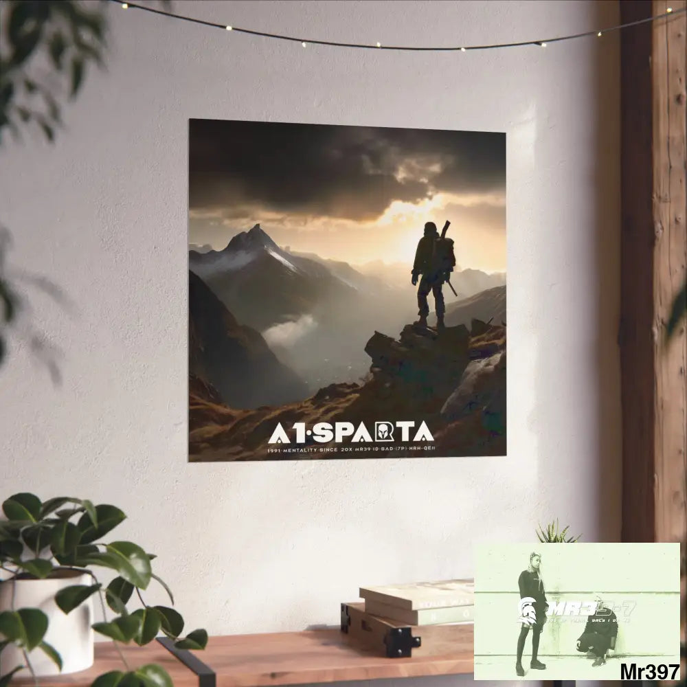 Mount Snowdon In Blind the summit 2nd SAS link done May 20X No 19 Fine Art Posters Poster