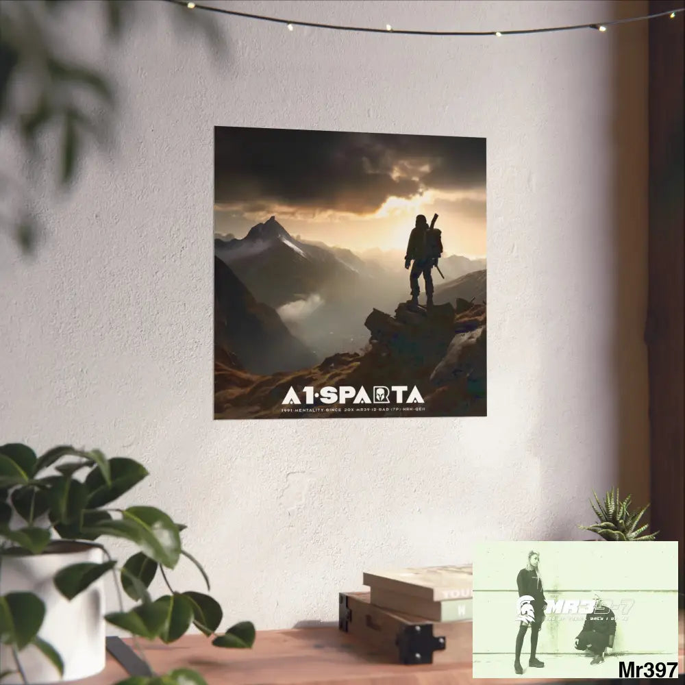 Mount Snowdon In Blind the summit 2nd SAS link done May 20X No 19 Fine Art Posters Poster