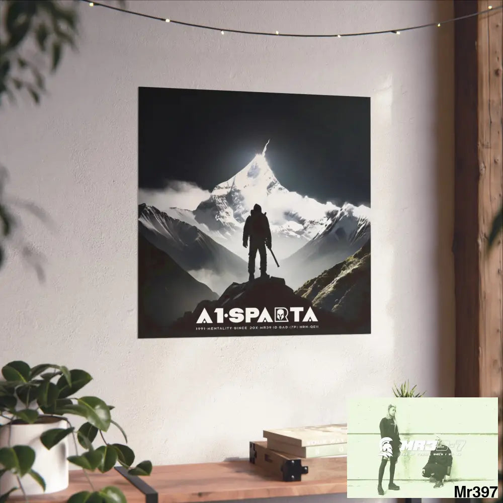 Mount Snowdon In Blind the summit 2nd SAS link done May 20X No 21 Fine Art Posters Poster