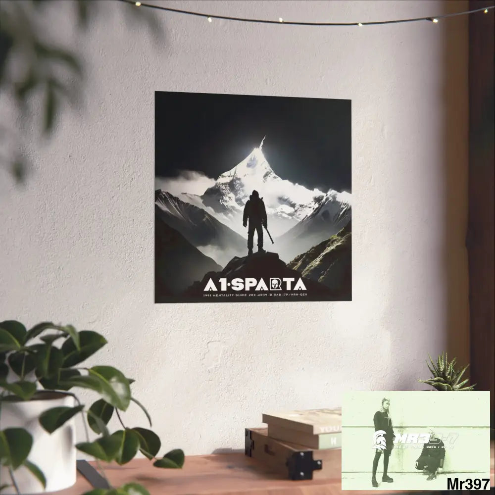 Mount Snowdon In Blind the summit 2nd SAS link done May 20X No 21 Fine Art Posters Poster