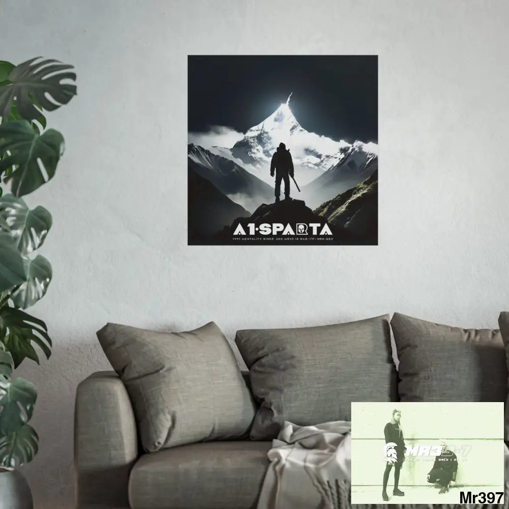 Mount Snowdon In Blind the summit 2nd SAS link done May 20X No 21 Fine Art Posters Poster