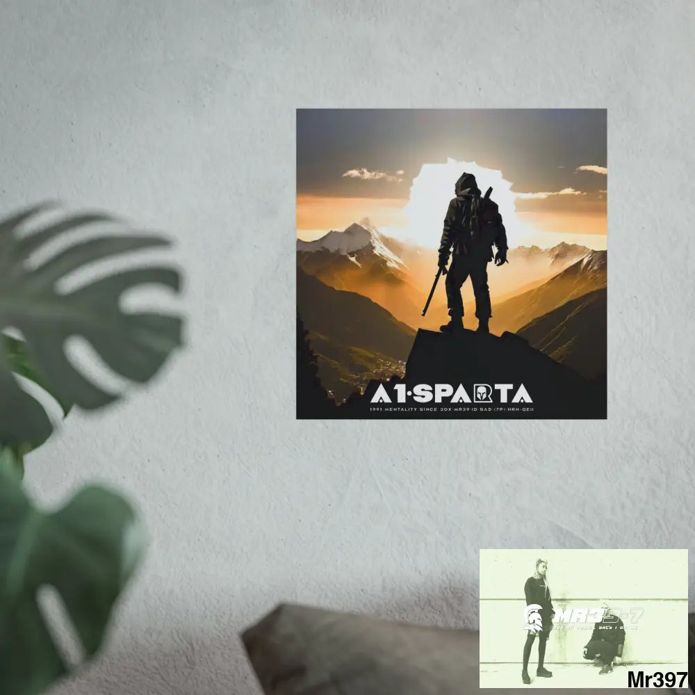 Mount Snowdon In Blind the summit 2nd SAS link done May 20X No 22 Fine Art Posters Poster