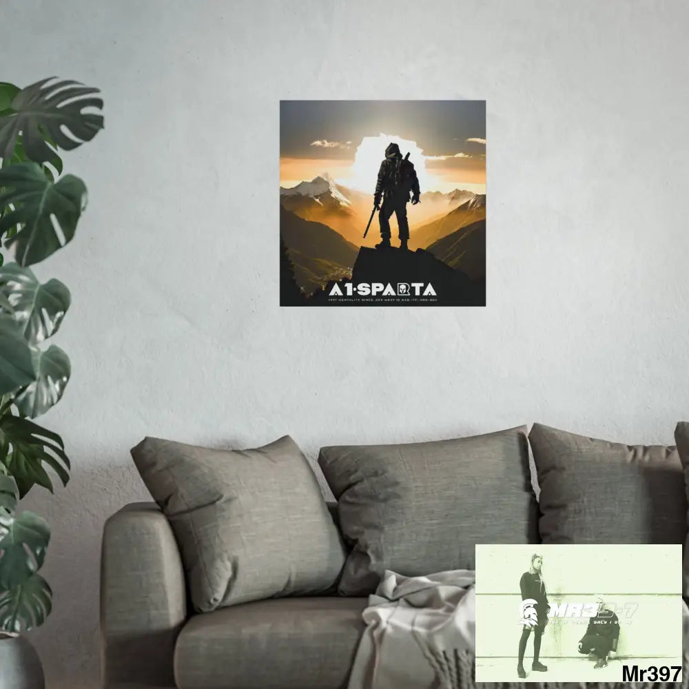 Mount Snowdon In Blind the summit 2nd SAS link done May 20X No 22 Fine Art Posters Poster