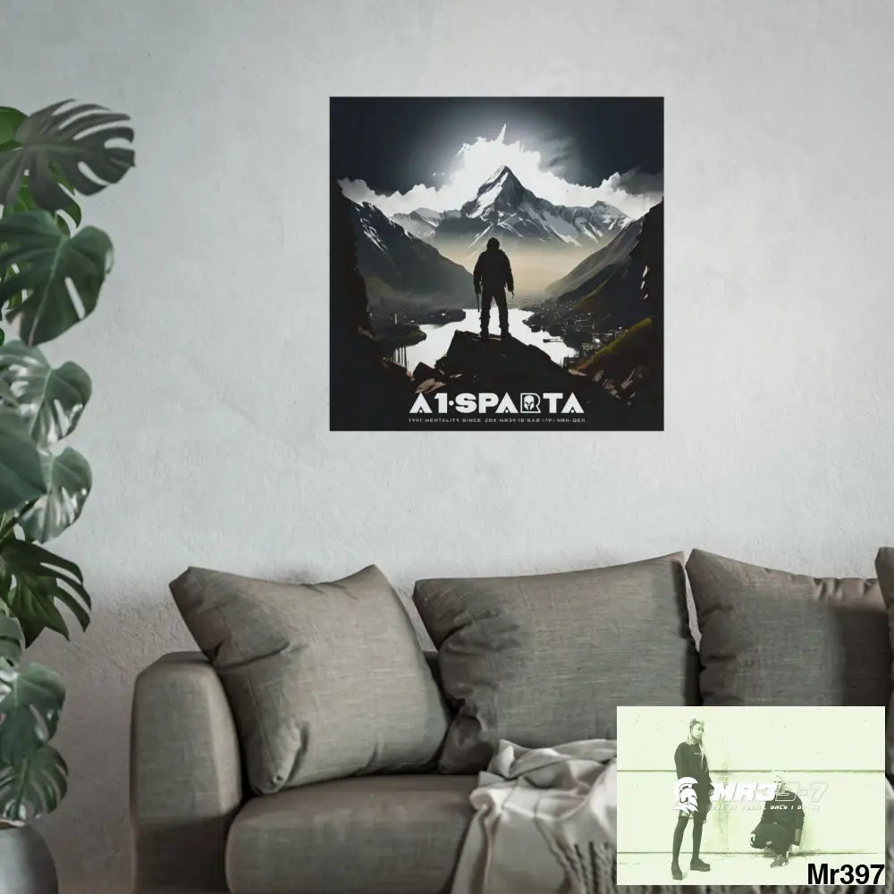 Mount Snowdon In Blind the summit 2nd SAS link done May 20X No 23 Fine Art Posters Poster