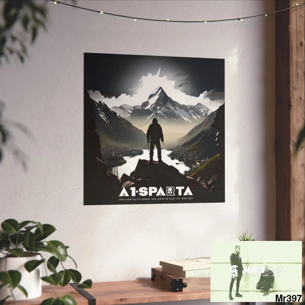 Mount Snowdon In Blind the summit 2nd SAS link done May 20X No 23 Fine Art Posters Poster