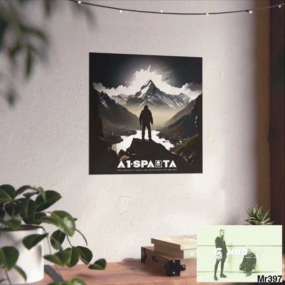 Mount Snowdon In Blind the summit 2nd SAS link done May 20X No 23 Fine Art Posters Poster