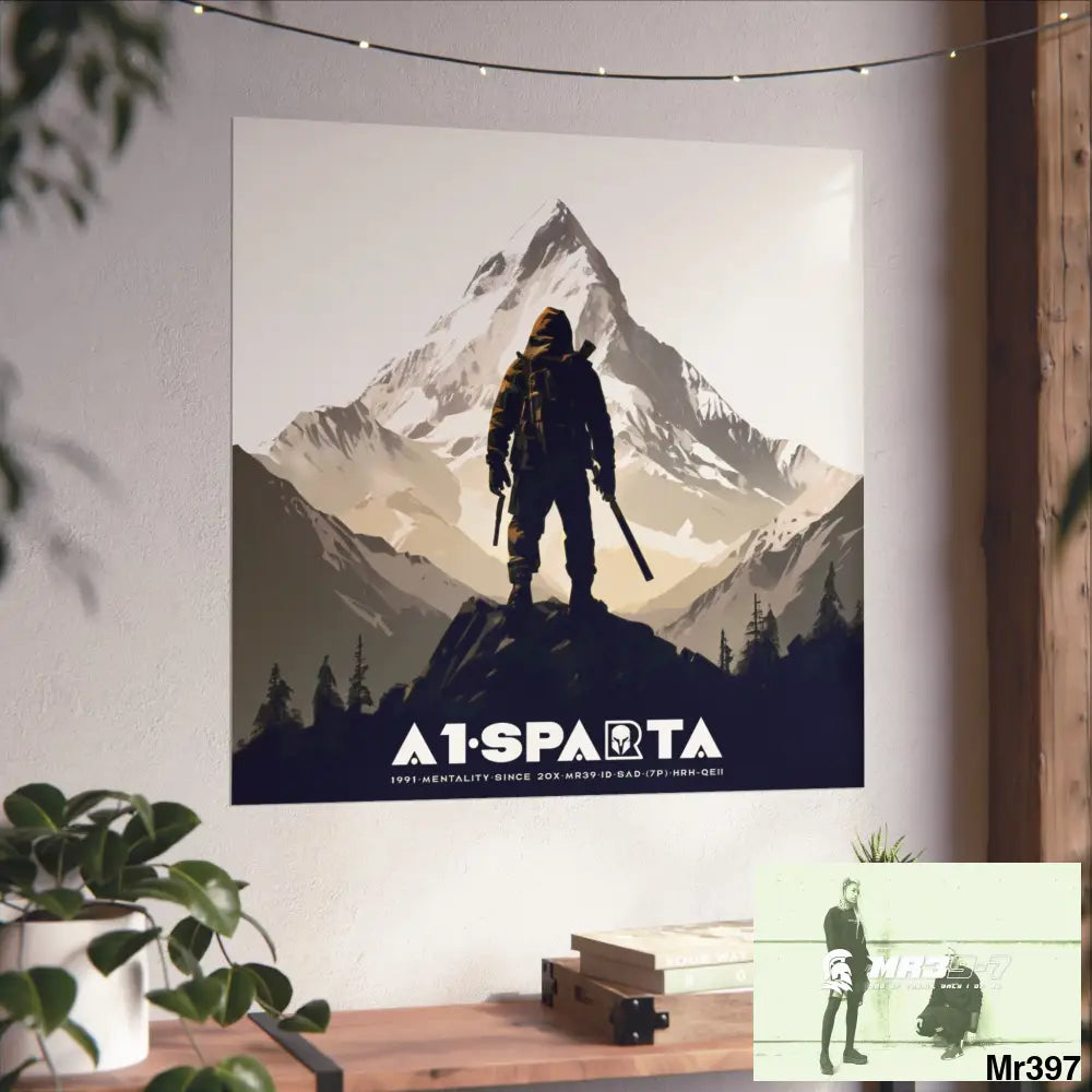 Mount Snowdon In Blind the summit 2nd SAS link done May 20X No 24 Fine Art Posters Poster