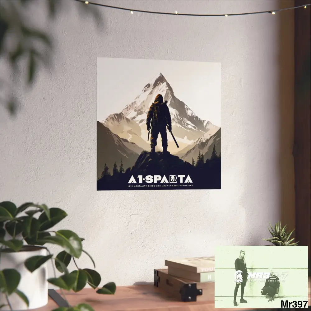 Mount Snowdon In Blind the summit 2nd SAS link done May 20X No 24 Fine Art Posters Poster