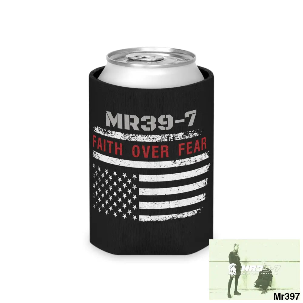 Mr-39-7 Faith over Fear Can Cooler Regular Can Accessories