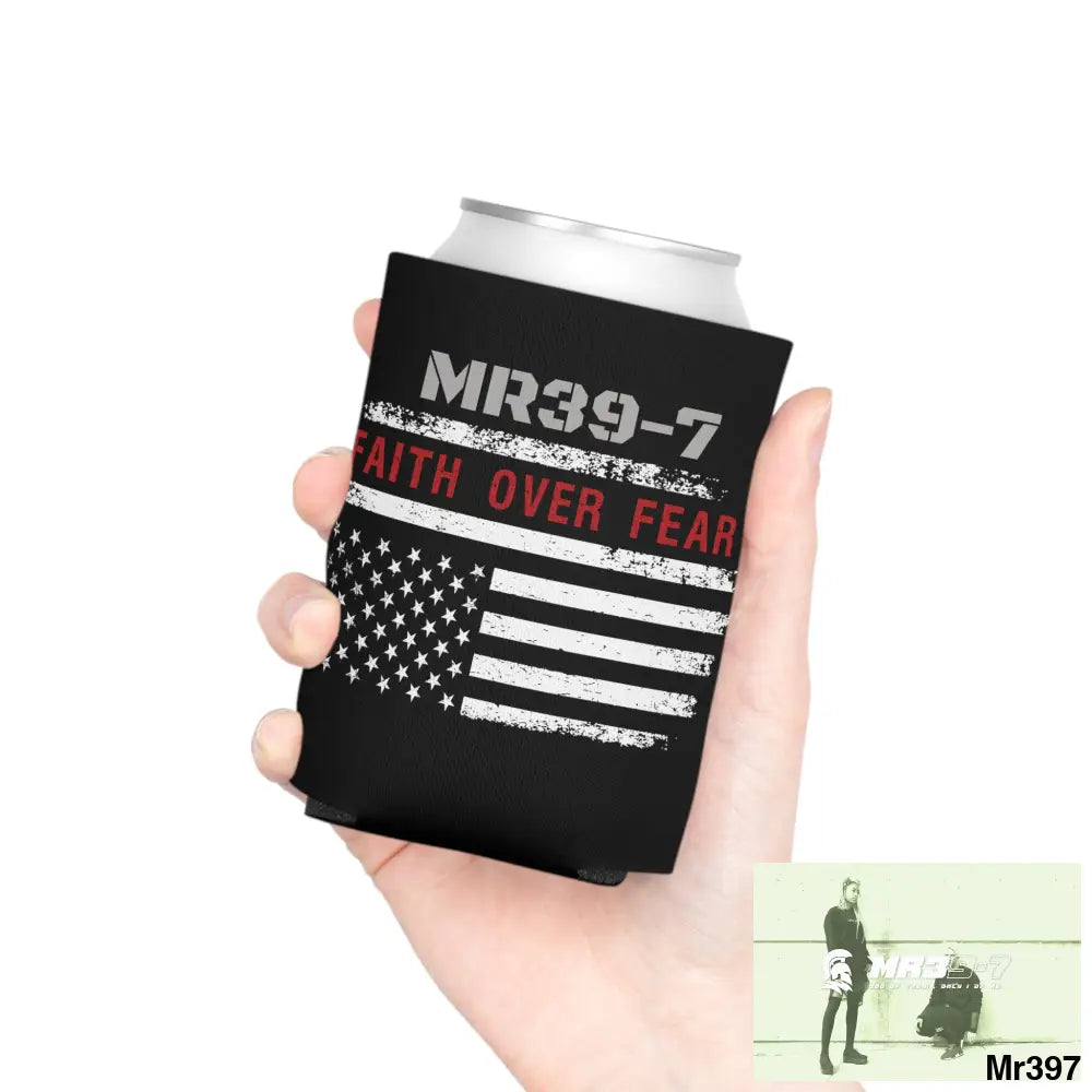 Mr-39-7 Faith over Fear Can Cooler Regular Can Accessories