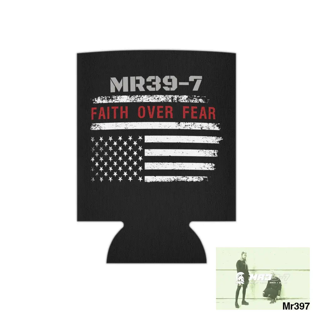 Mr-39-7 Faith over Fear Can Cooler Regular Can Accessories