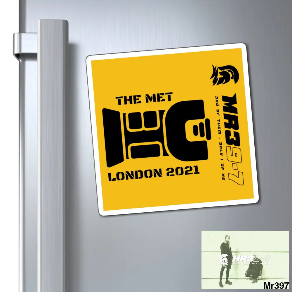 MR 39 Tasered by the MET 2021 Magnet Paper products