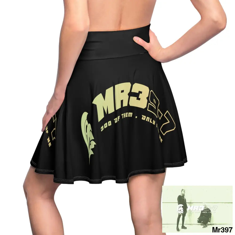 Mr 39s A1-Vigilante Women’s Skater Skirt (AOP) All Over Prints