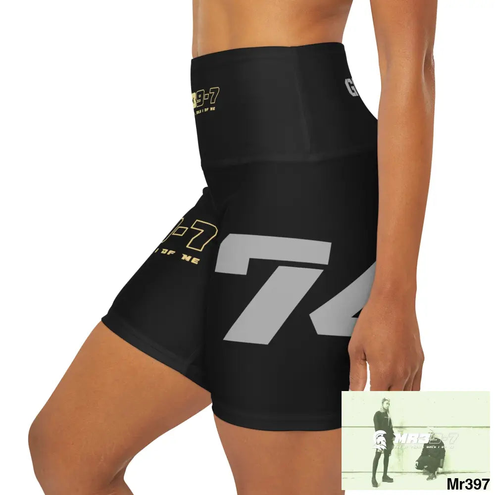 MR39 2014 Dahab High Waisted Yoga Shorts (AOP) All Over Prints