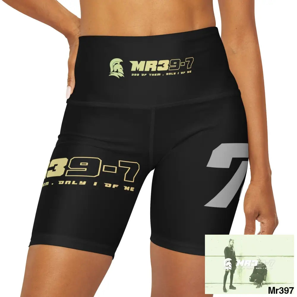 MR39 2014 Dahab High Waisted Yoga Shorts (AOP) All Over Prints