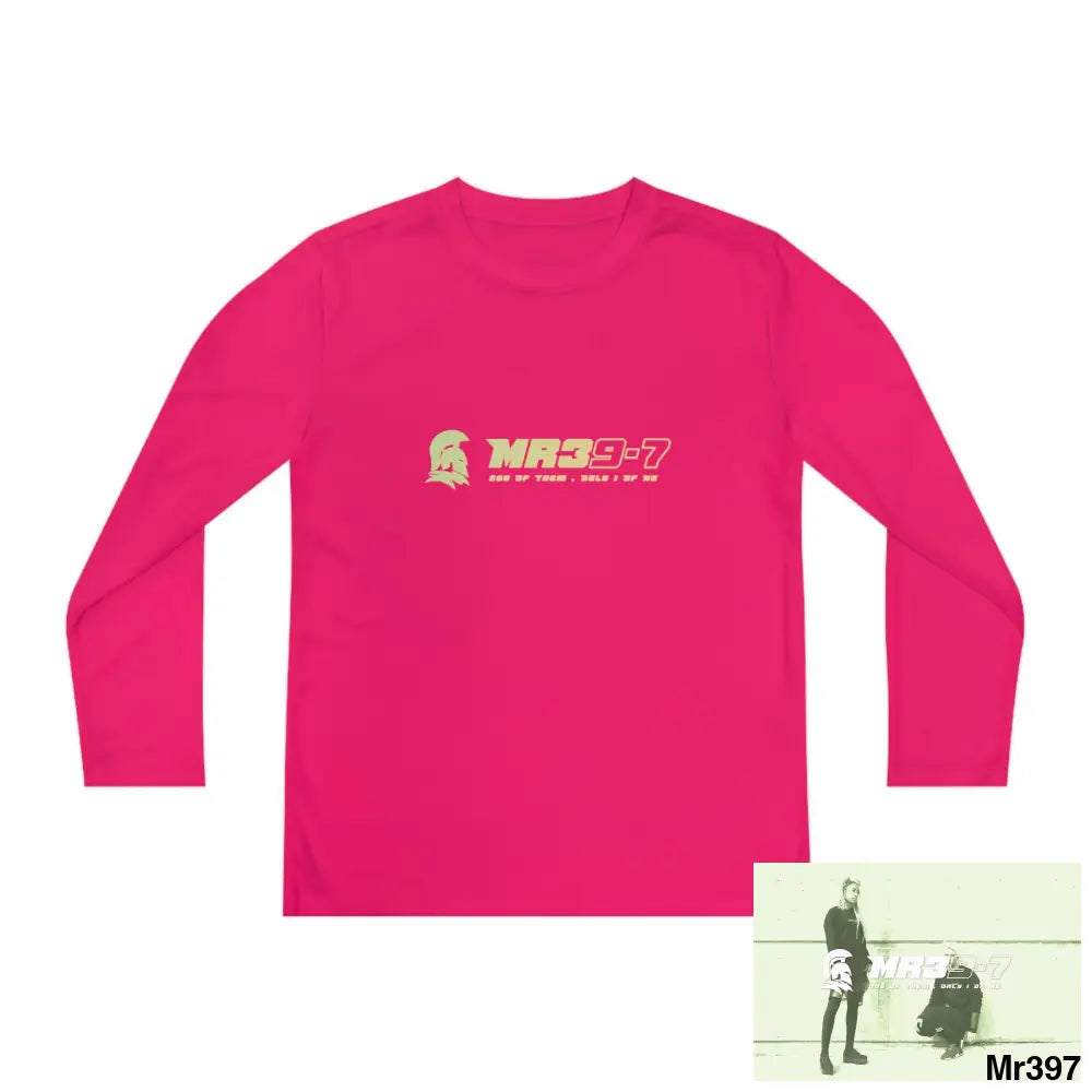MR39-7 2001-23 5 Countries Just Say No To County Lines Youth Long Sleeve Competitor Tee Pink Raspberry / S Kids clothes