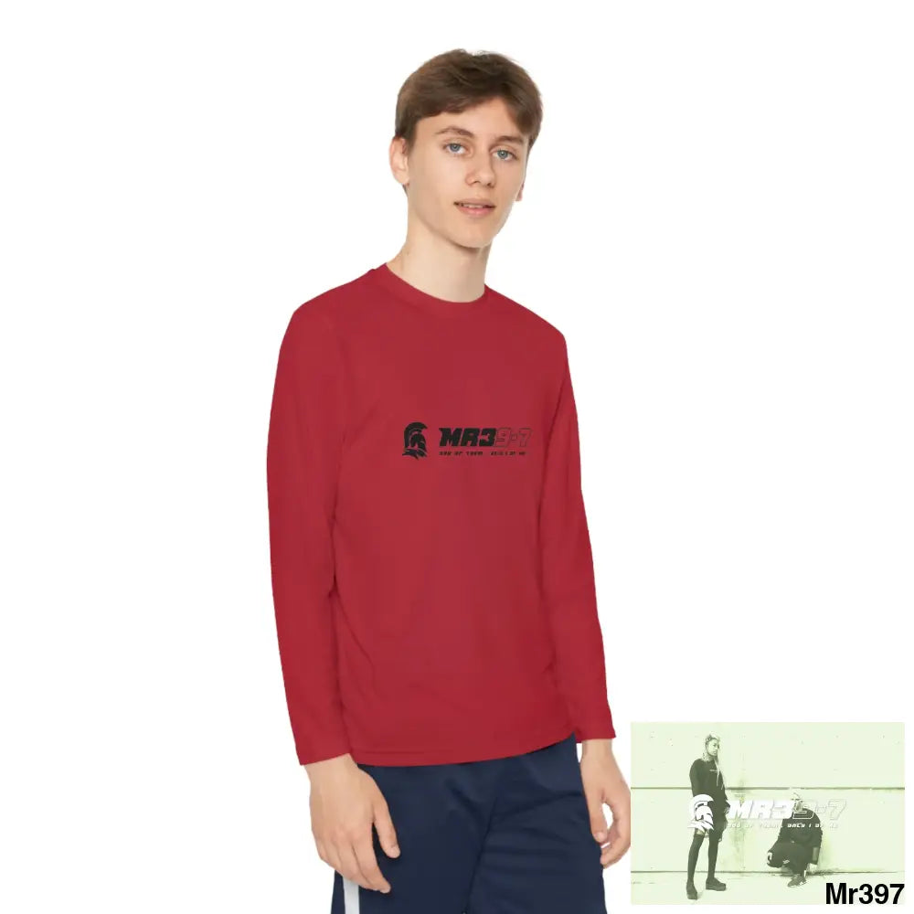 MR39 -7 2001-23 5 Countries Just Say No To County Lines Youth Long Sleeve Competitor Tee True Red / M Kids clothes
