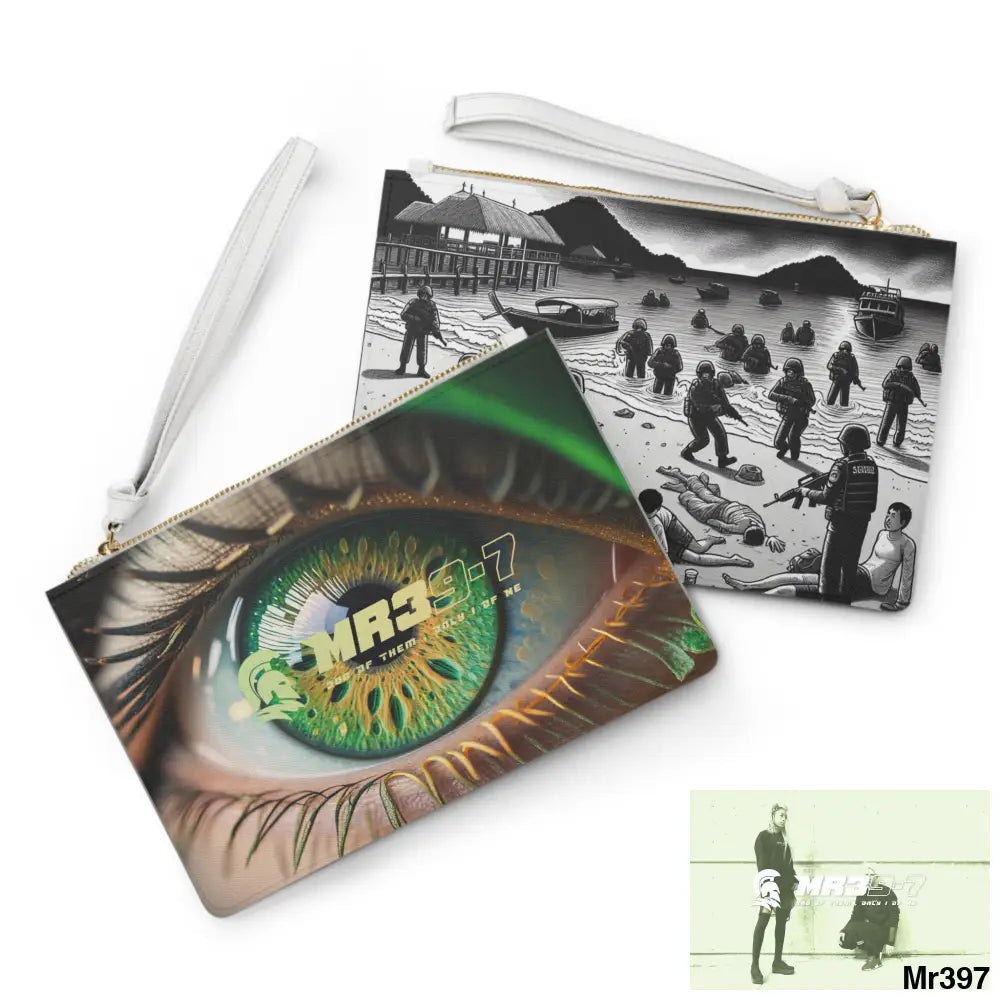 Mr39-7 2004 Ladies (Not everything is always in Black and White) Clutch Bag One size Bags