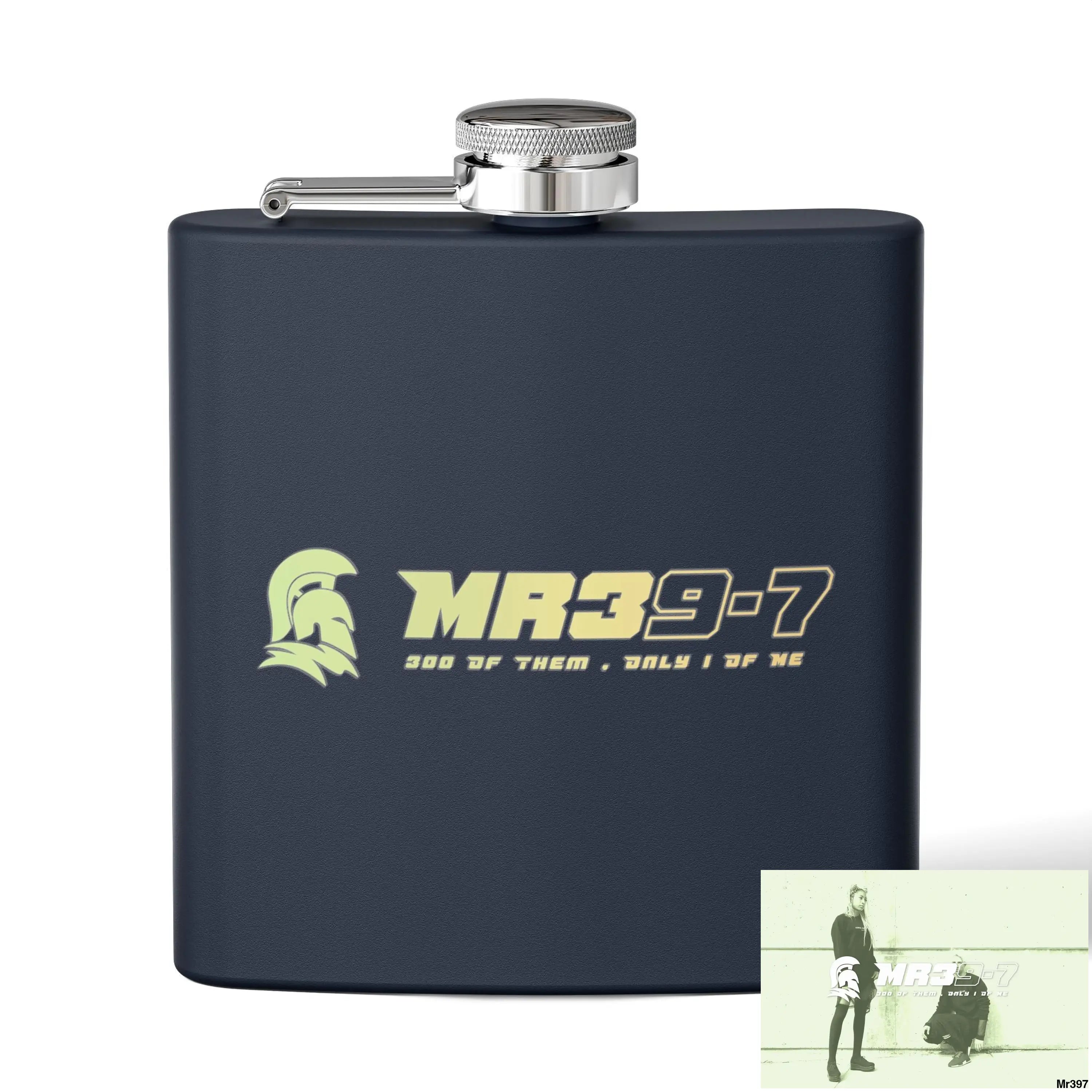 MR39-7 300 of them but only one of me Stylish Stainless Steel Flask for Tea/ Coffee Lovers - 6oz Personalized Gift 6oz