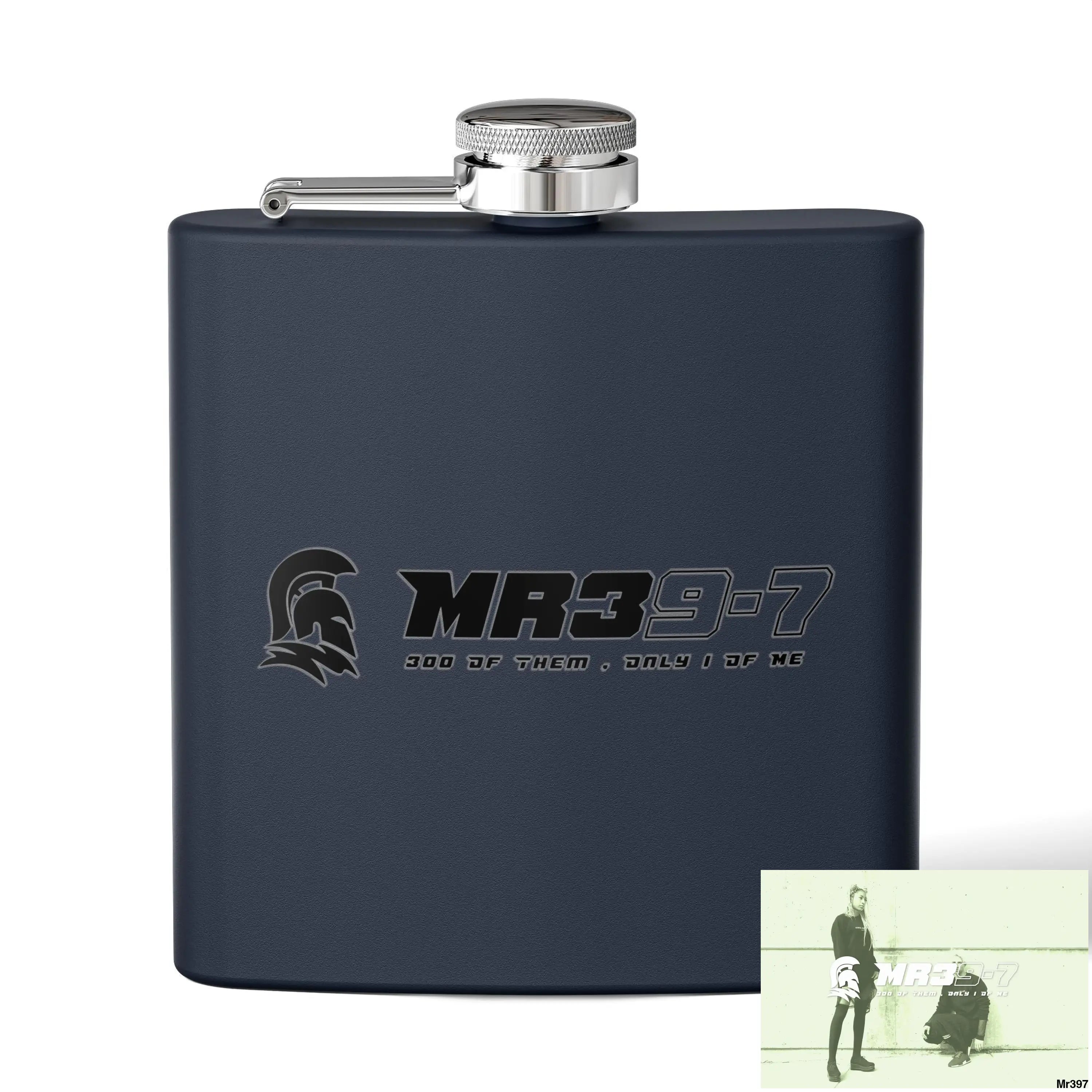 MR39-7 300 of them but only one of me Stylish Stainless Steel Flask for Tea/ Coffee Lovers - 6oz Personalized Gift 6oz