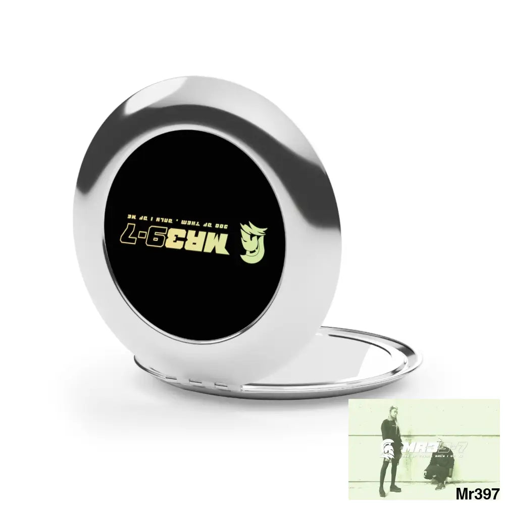 MR39 -7 300 of them only 1 of me Compact Travel Mirror Silver / Glossy / One size Accessories
