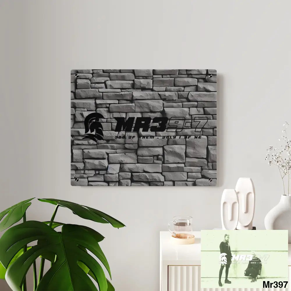 Copy of MR39-7 3D Dark Black Brick Wall 32k Ultrarealistic High quality Acrylic Wall Art Panels Home Decor