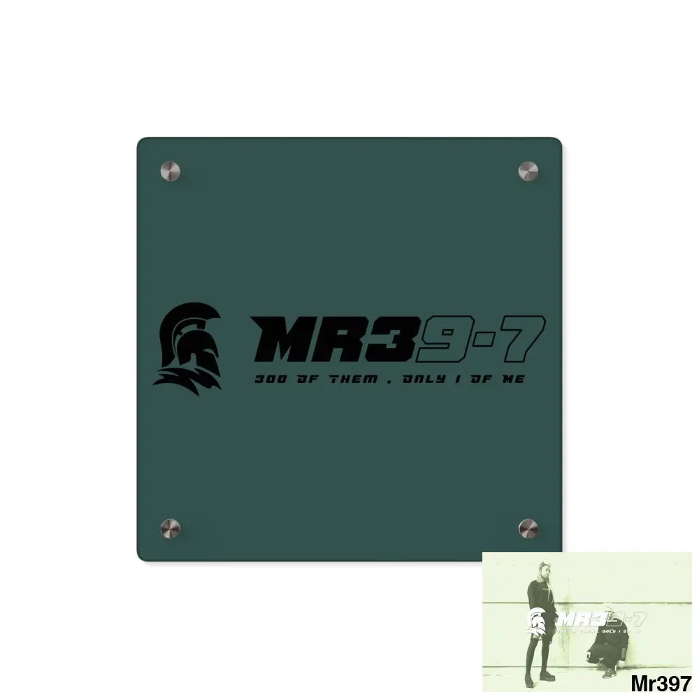 MR39-7 Acrylic Wall Art Panels 11’’ x 11’’ (Square) / 0.25’’ Home Decor