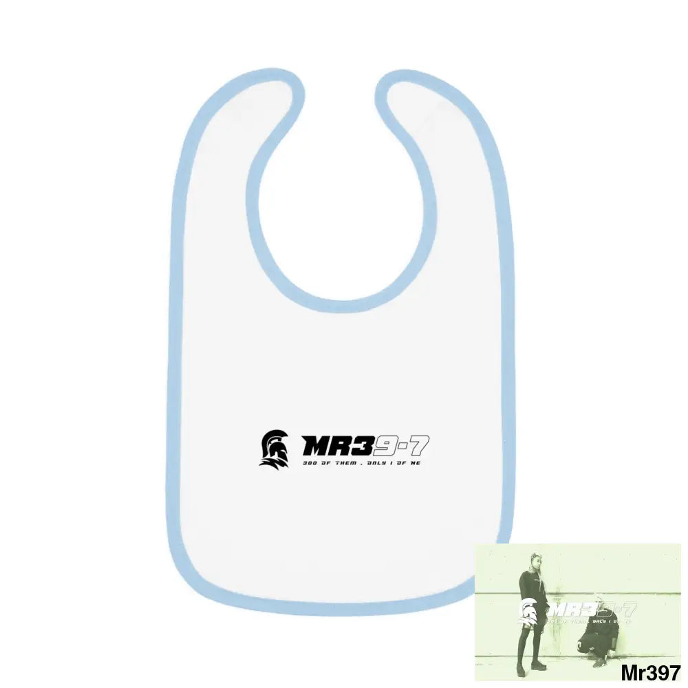 MR39-7 Baby Contrast Trim Jersey Bib Kids clothes