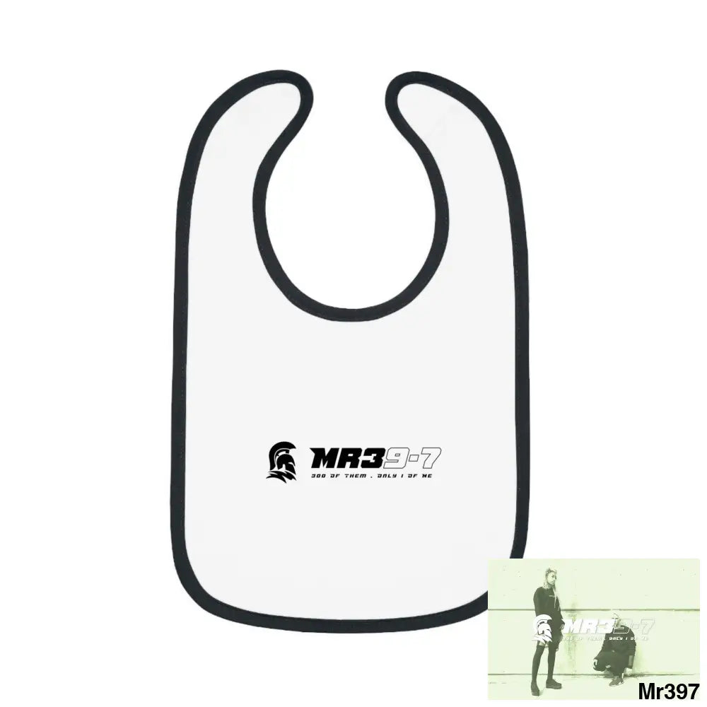 MR39-7 Baby Contrast Trim Jersey Bib Kids clothes