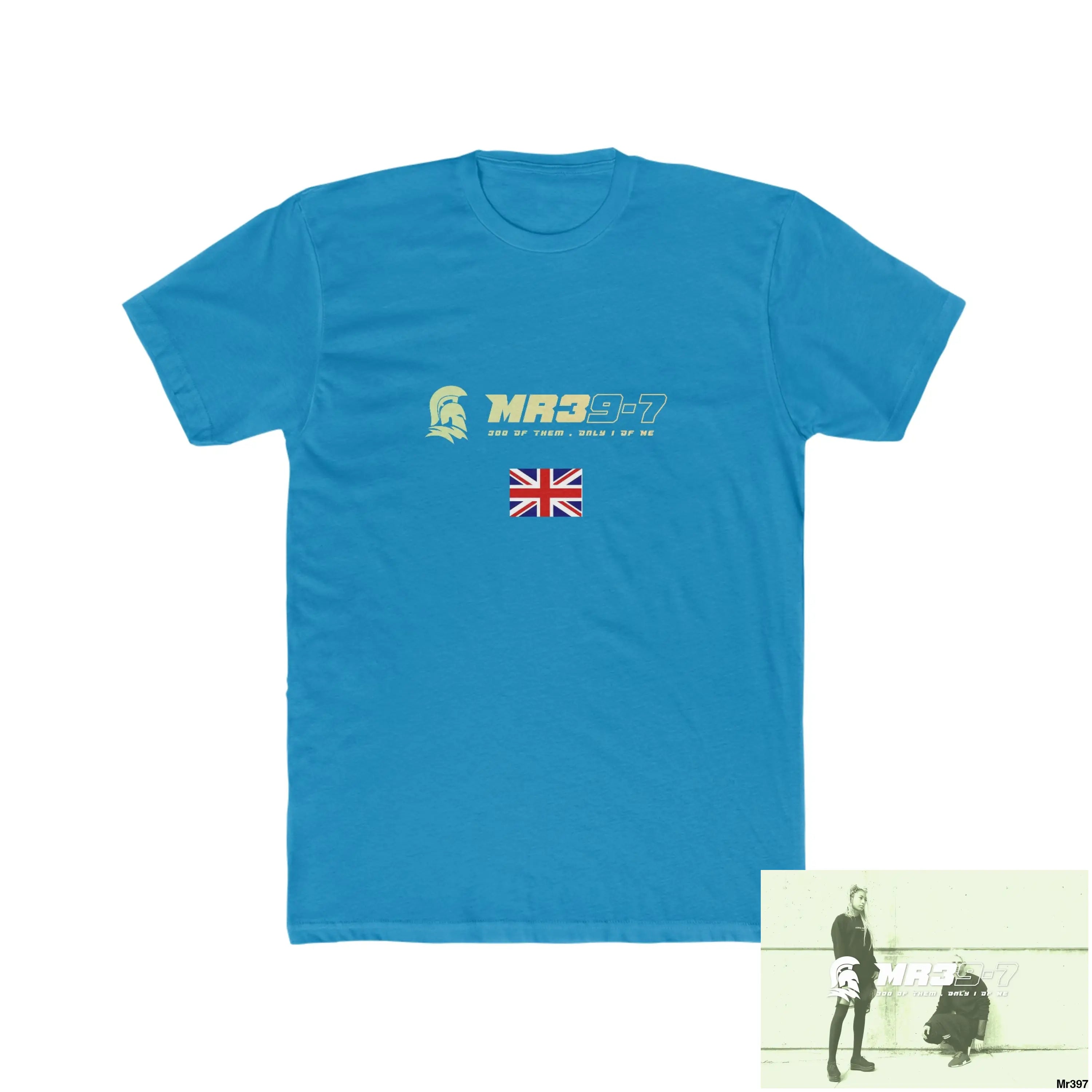 MR39-7 Barmouth X Thailand My Planned Death 2016 (2001-2023) Men’s Cotton Crew Tee Solid Turquoise / S T-Shirt