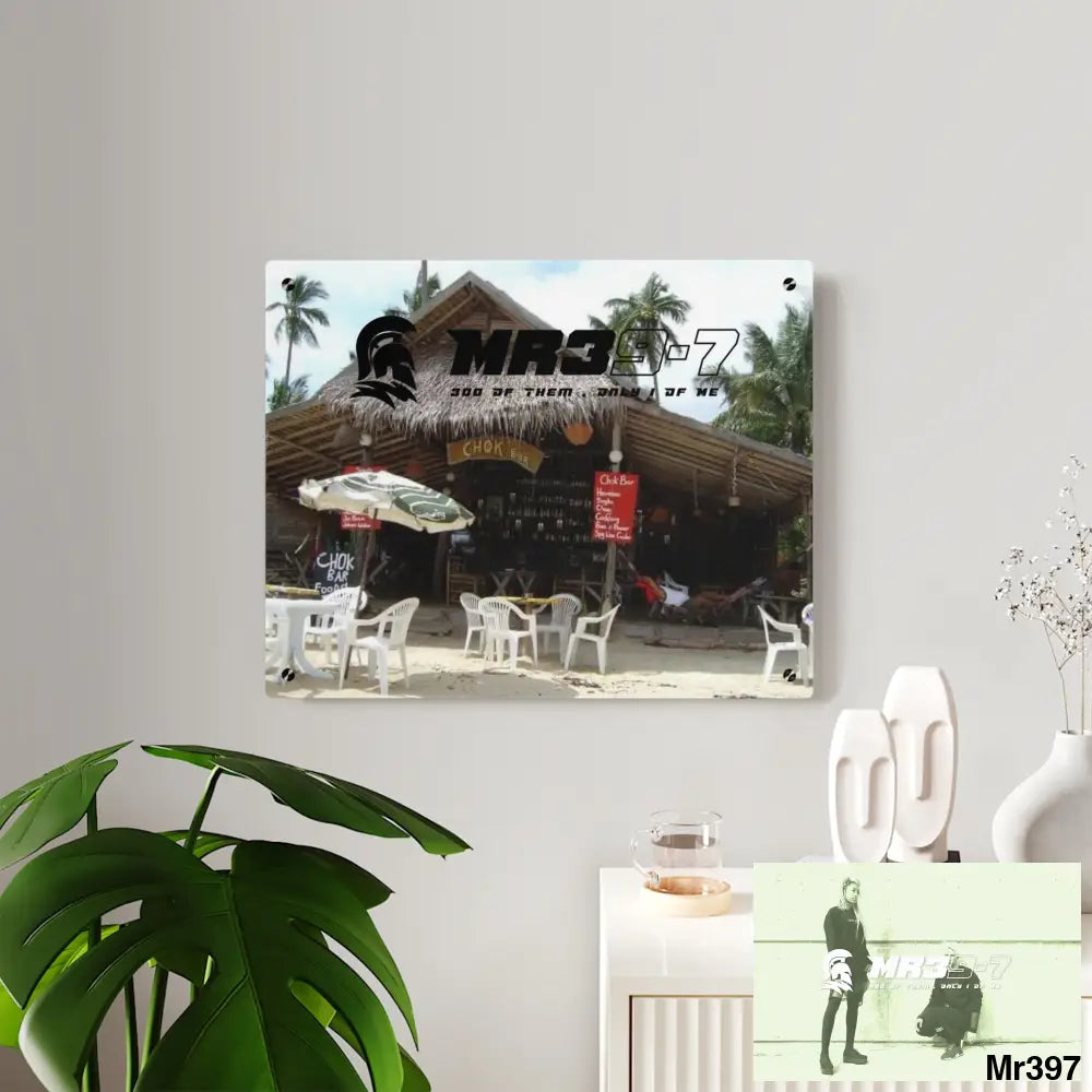 MR39-7 Choke Bar LamaI Beach Koh Samui Thailand New 1 my death 2004 Koh Lak Acrylic Wall Art Panels Home Decor