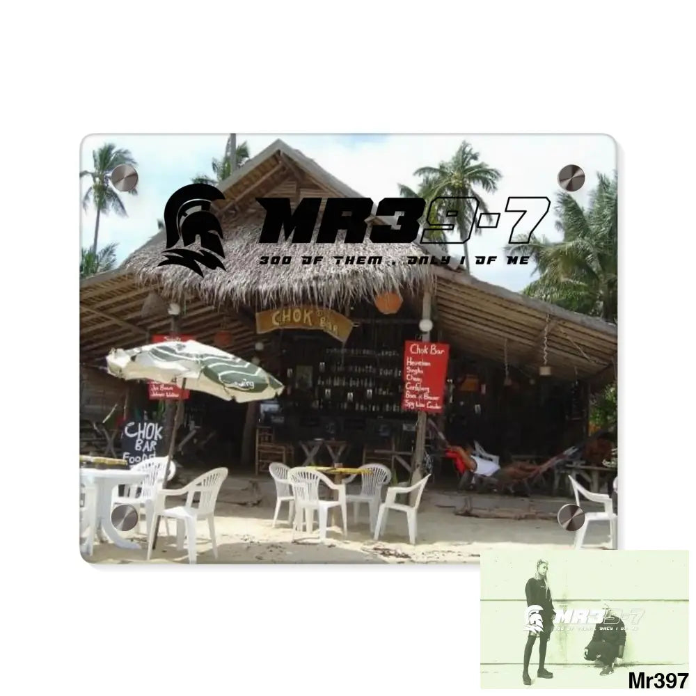 MR39-7 Choke Bar LamaI Beach Koh Samui Thailand New 1 my death 2004 Koh Lak Acrylic Wall Art Panels Home Decor