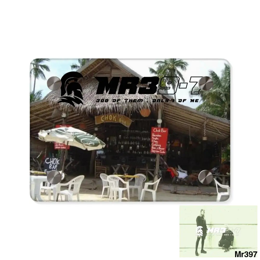 MR39-7 Choke Bar LamaI Beach Koh Samui Thailand New 1 my death 2004 Koh Lak Acrylic Wall Art Panels 7’’ x 5’’