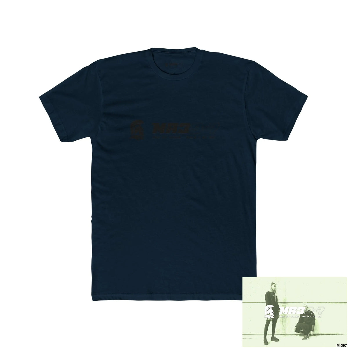 MR39-7 Choose Life Black Men’s Cotton Crew Tee Solid Midnight Navy / XS T-Shirt