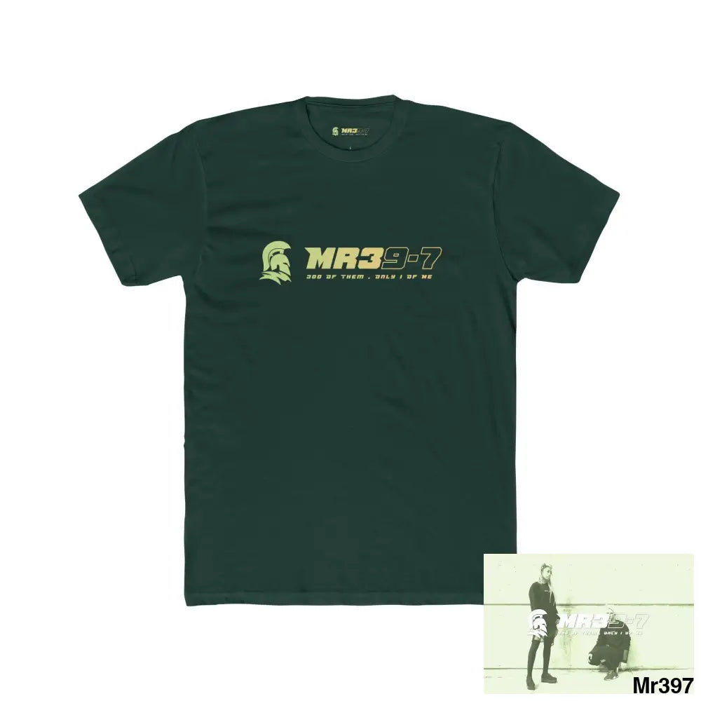 Mr39-7 Choose Life Men’s Cotton Crew Tee Solid Forest Green / S T-Shirt