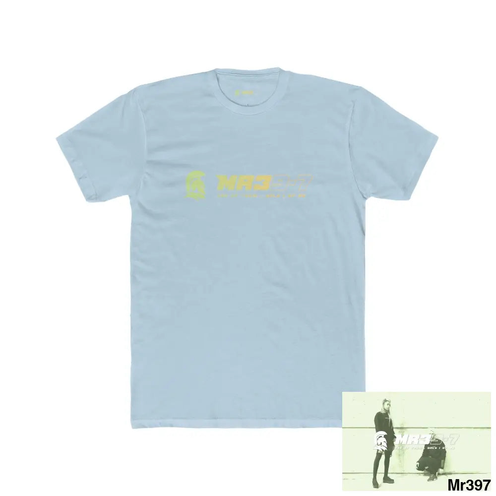 Mr39-7 Choose Life Men’s Cotton Crew Tee Solid Light Blue / S T-Shirt