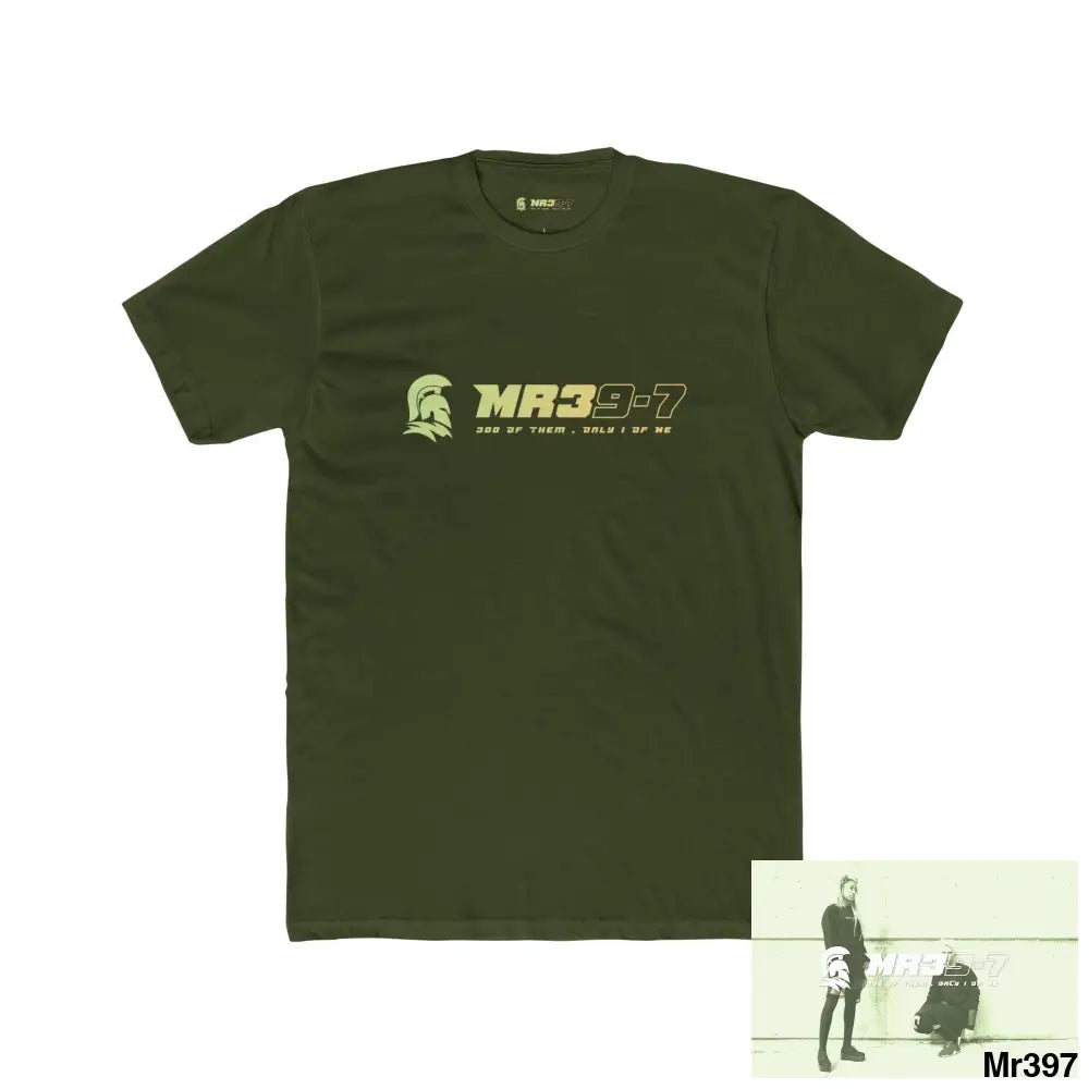 Mr39-7 Choose Life Men’s Cotton Crew Tee Solid Military Green / XS T-Shirt