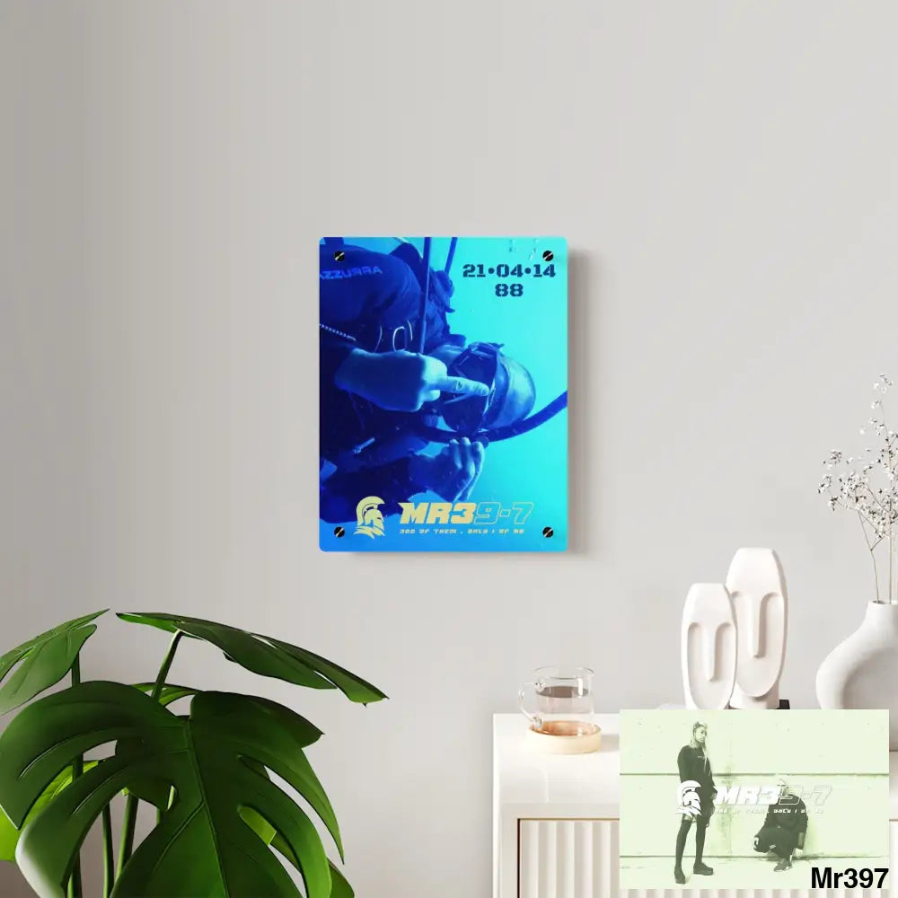 MR39-7 Dahab Egypt The Blue Hole 2014 QEII Birthday 21/04/14 Acrylic Wall Art Panel Home Decor