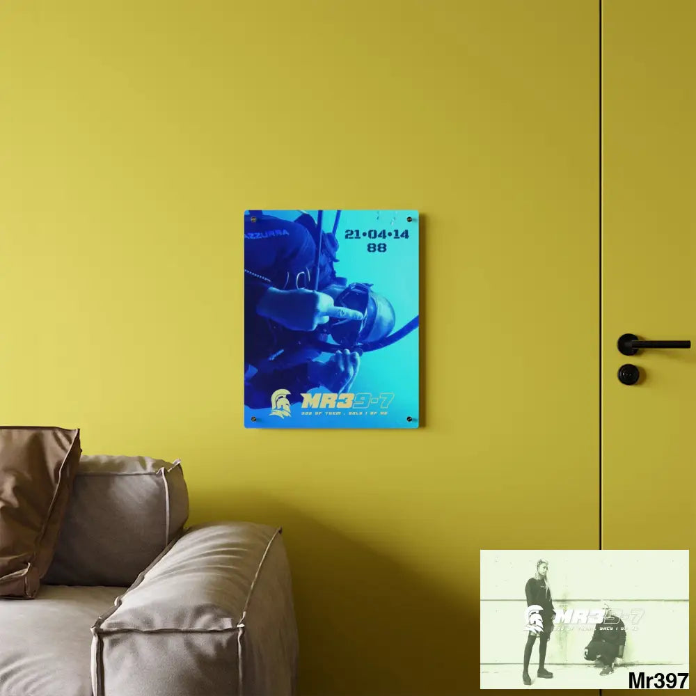 MR39-7 Dahab Egypt The Blue Hole 2014 QEII Birthday 21/04/14 Acrylic Wall Art Panel Home Decor