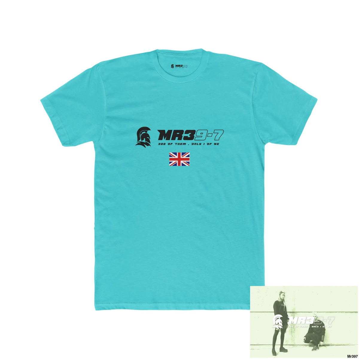 Mr39-7 Dahab in Blind 2014 The 130 Million Crew Men’s Cotton Crew Tee Solid Tahiti Blue / S T-Shirt